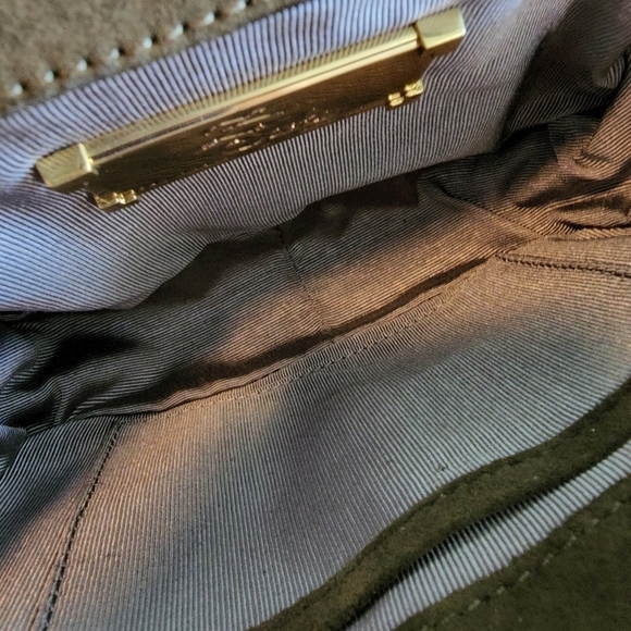 Zac Posen Americana Mini Crossbody Green Velvet Suede Chain - Picture 15 of 15